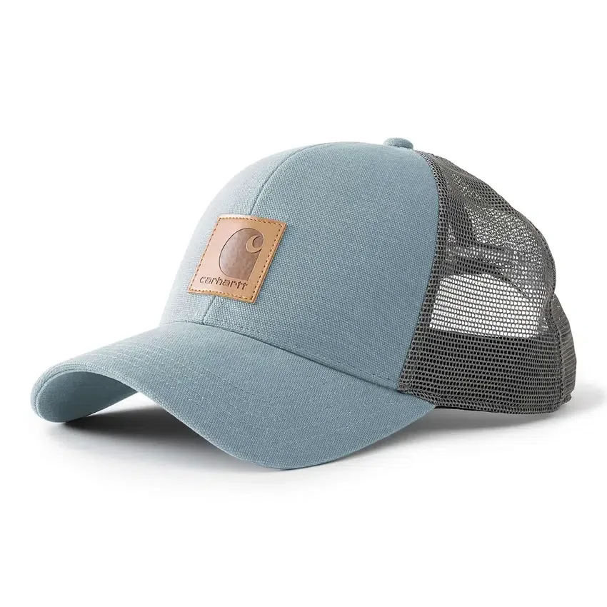 Boné Trucker com parte traseira em malha de lona lavada