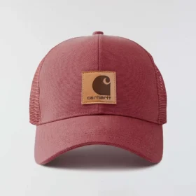 Boné Trucker com parte traseira em malha de lona lavada