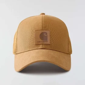 Boné Trucker com parte traseira em malha de lona lavada