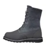 Bota de inverno feminina com cunha isolada, impermeável e rebatível, de 8"