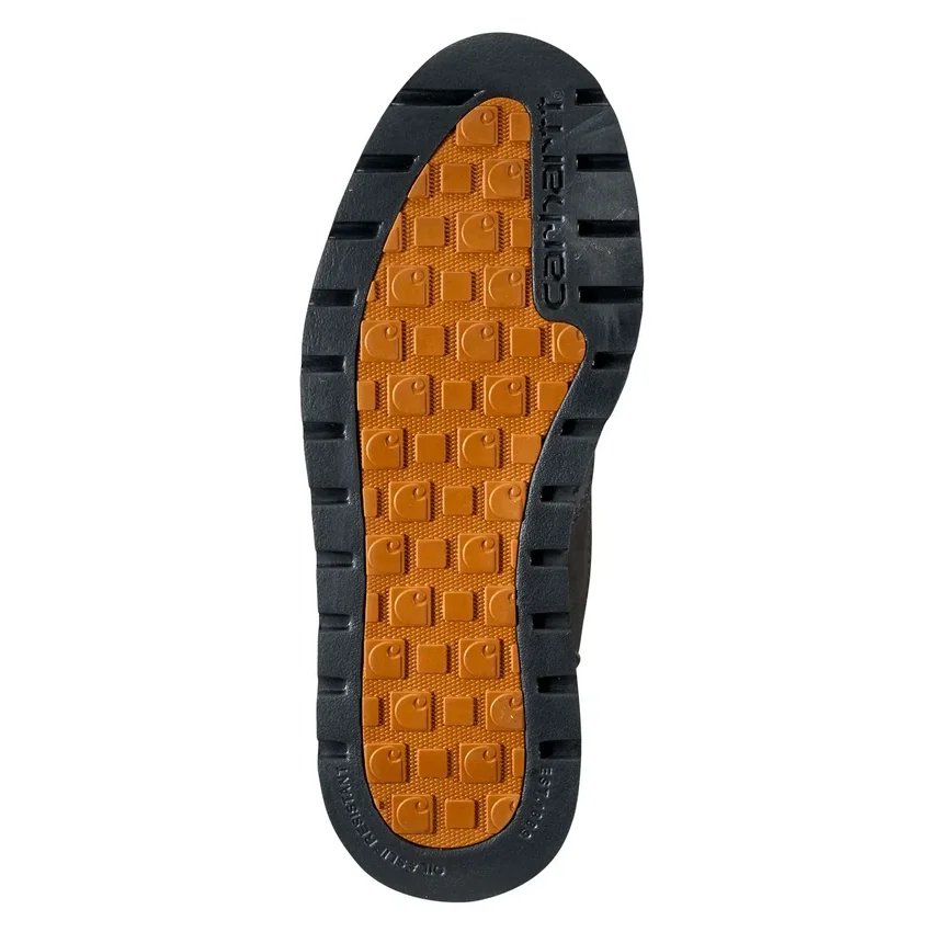 Bota de inverno feminina com cunha isolada, impermeável e rebatível, de 8"