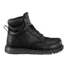 Bota de trabalho feminina Millbrook de 6" com biqueira Nano impermeável e salto em cunha