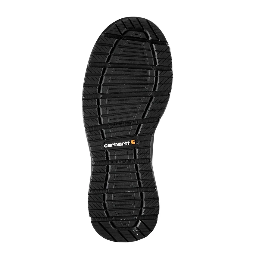 Bota de trabalho feminina Millbrook de 6" com biqueira Nano impermeável e salto em cunha