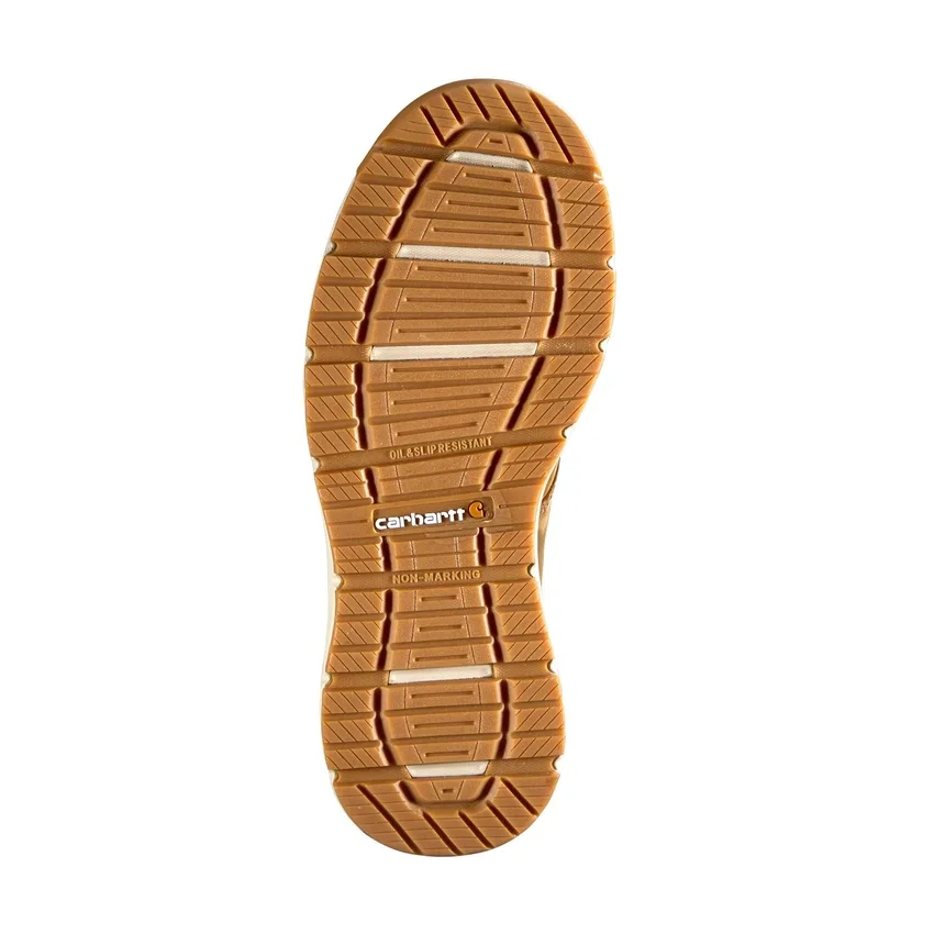 Bota de trabalho feminina Millbrook de 6" com biqueira Nano impermeável e salto em cunha