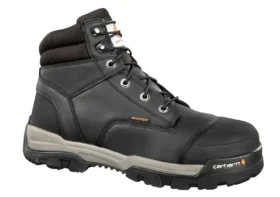 Bota de trabalho Ground Force impermeável de 6" com biqueira composta