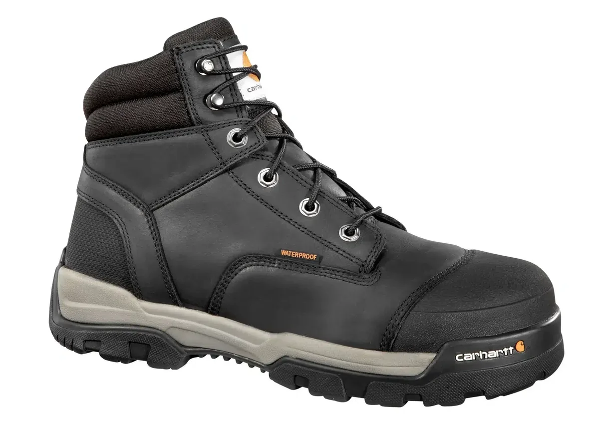 Bota de trabalho Ground Force impermeável de 6" com biqueira composta