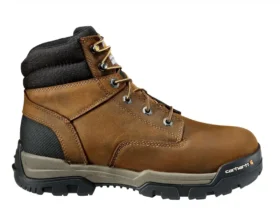 Bota de trabalho Ground Force impermeável de 6" com biqueira composta