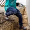 Bota de trabalho Ground Force impermeável de 6" com biqueira composta