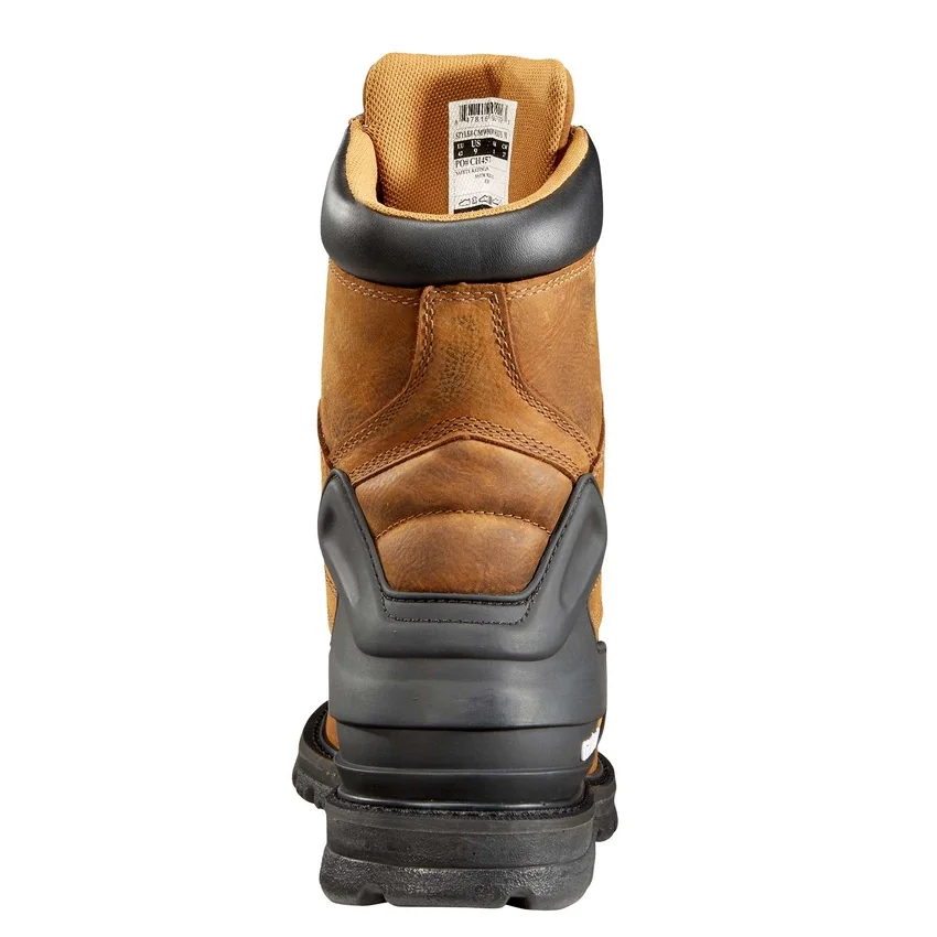Bota de trabalho impermeável Heritage com biqueira de aço de 8"