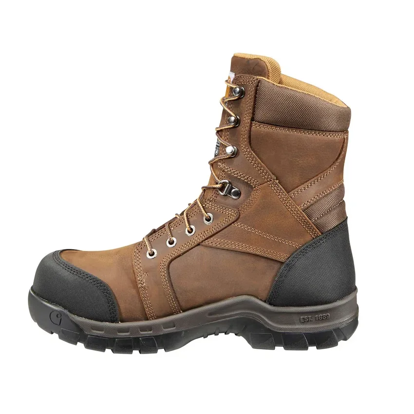 Bota de trabalho Rugged Flex® impermeável e isolada, com biqueira composta de 8"