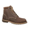 Bota de trabalho tradicional com biqueira tipo moc, impermeável, de 6"