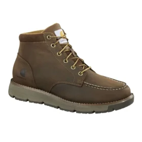 Bota Millbrook com biqueira de aço e salto em cunha