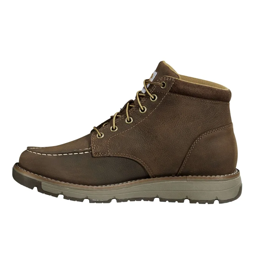 Bota Millbrook com biqueira macia e salto em cunha