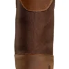 Bota Wellington com biqueira de aço, 10", impermeável e com salto em cunha
