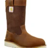 Bota Wellington com cunha, biqueira macia e impermeável de 10"