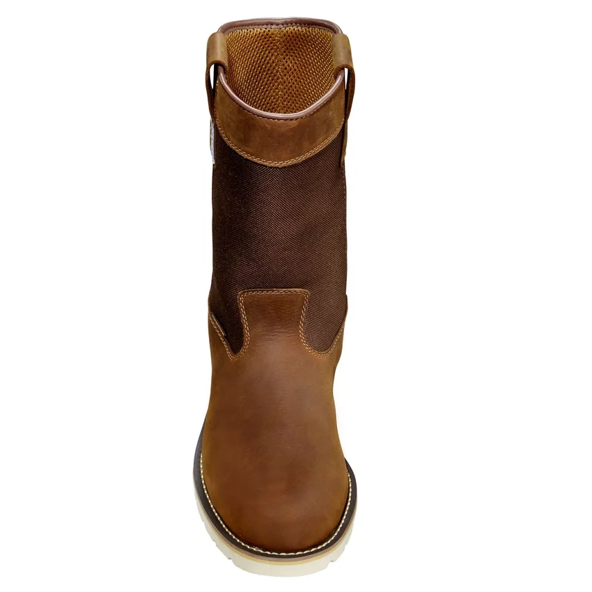 Bota Wellington com cunha, biqueira macia e impermeável de 10"