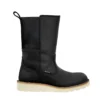 Bota Wellington com cunha, biqueira macia e impermeável de 10" para mulher