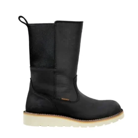 Bota Wellington com cunha, biqueira macia e impermeável de 10" para mulher