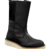 Bota Wellington com cunha, biqueira macia e impermeável de 10" para mulher
