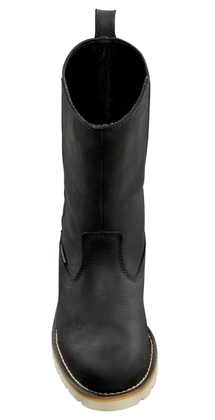 Bota Wellington com cunha, biqueira macia e impermeável de 10" para mulher