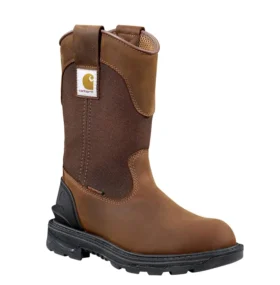 Botas Wellington Ironwood impermeáveis de 11″ com biqueira de liga metálica para mulher