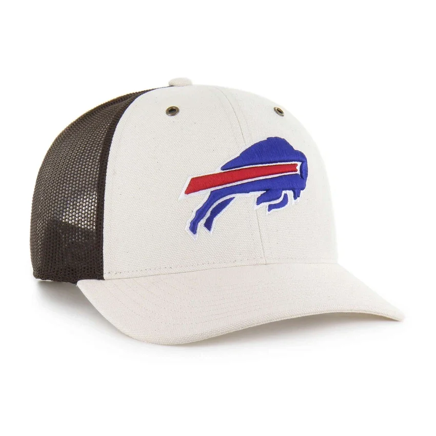 Buffalo Bills '47 Boné Trucker sem tingir, corte descontraído