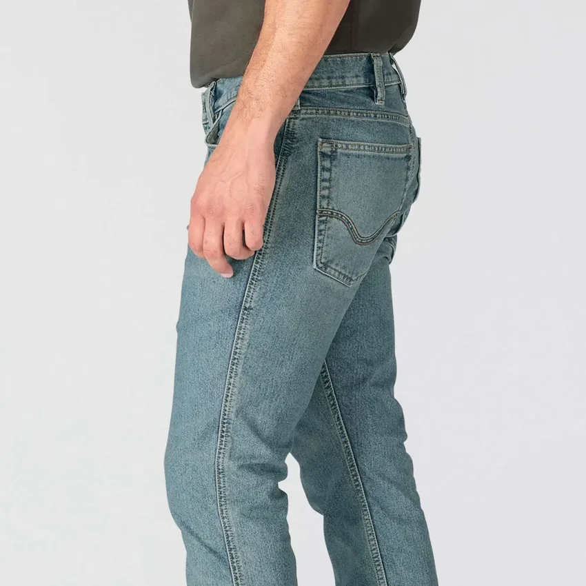 Calças de ganga de trabalho masculinas com corte «bootcut» descontraído e tecido «Rugged Flex»