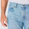 Calças de ganga de trabalho masculinas de corte largo e perna reta com tecnologia Rugged Flex