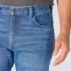 Calças de ganga de trabalho masculinas de corte largo e perna reta com tecnologia Rugged Flex
