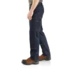 Calças de ganga de trabalho masculinas, de corte reto e descontraído, com joelhos reforçados e Rugged Flex