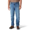 Calças de ganga de trabalho masculinas, de corte reto e descontraído, com tecido Rugged Flex