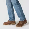 Calças de ganga de trabalho masculinas, de corte reto e descontraído, com tecido Rugged Flex