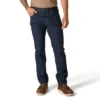 Calças de ganga de trabalho masculinas, justas, afuniladas e com Rugged Flex