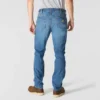 Calças de ganga de trabalho masculinas, justas, afuniladas e com Rugged Flex
