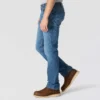Calças de ganga de trabalho masculinas, justas, afuniladas e com Rugged Flex