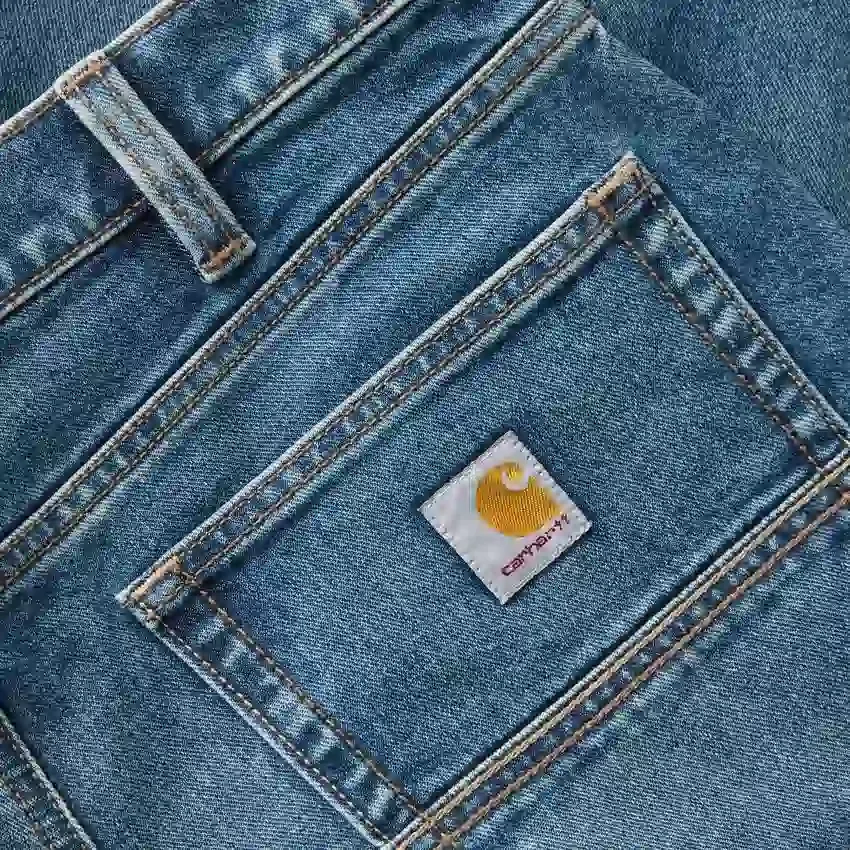 Calças de ganga de trabalho masculinas, justas, afuniladas e com Rugged Flex