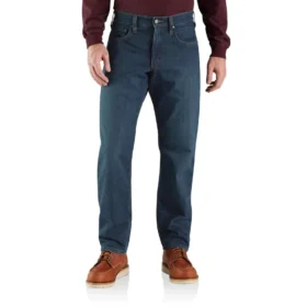 Calças de ganga de trabalho masculinas «Rugged Flex» com forro