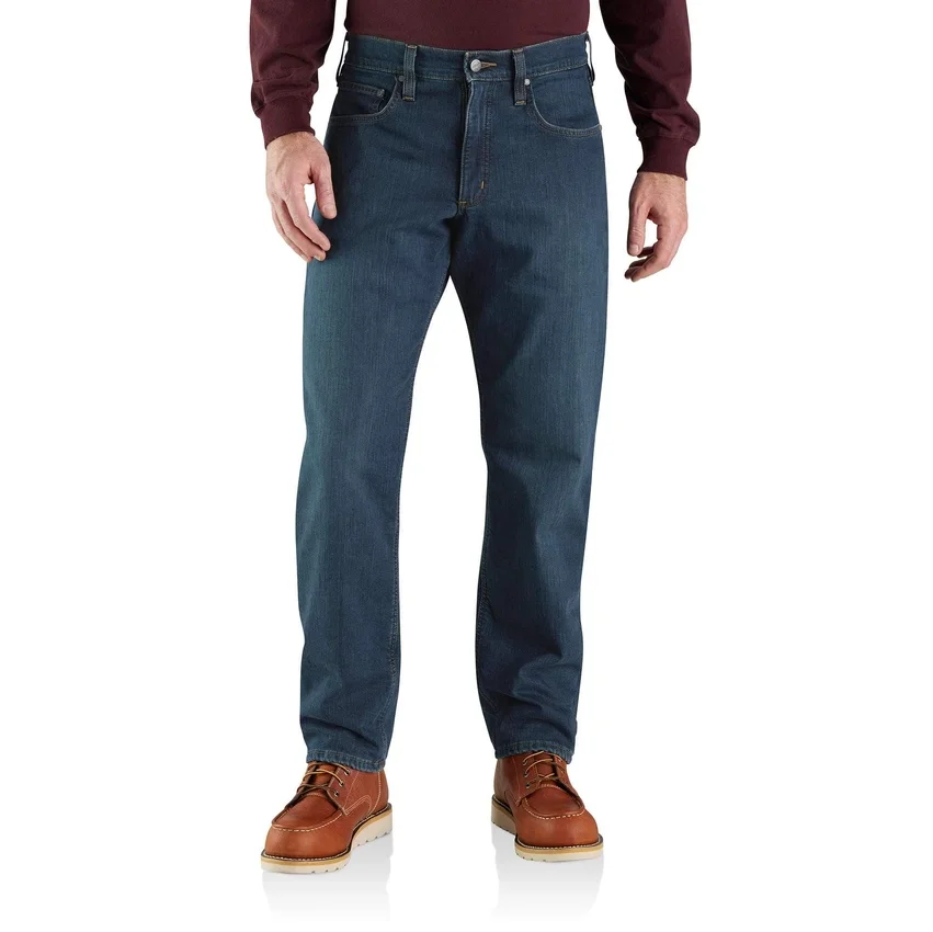 Calças de ganga de trabalho masculinas «Rugged Flex» com forro
