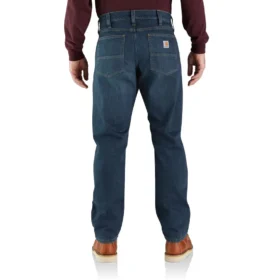 Calças de ganga de trabalho masculinas «Rugged Flex» com forro