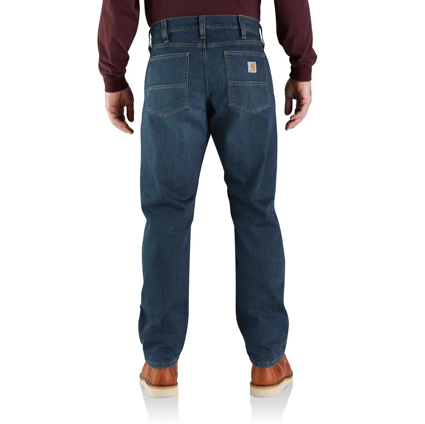 Calças de ganga de trabalho masculinas «Rugged Flex» com forro