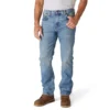 Calças de ganga de trabalho Slim Straight Rugged Flex para homem