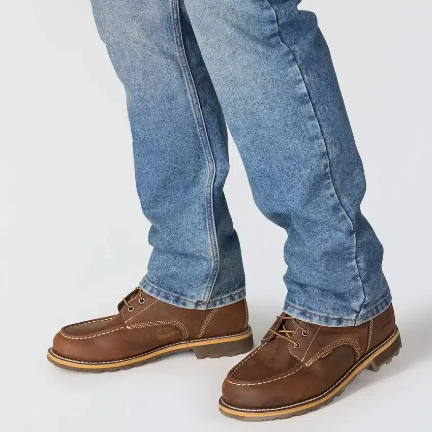 Calças de ganga de trabalho Slim Straight Rugged Flex para homem