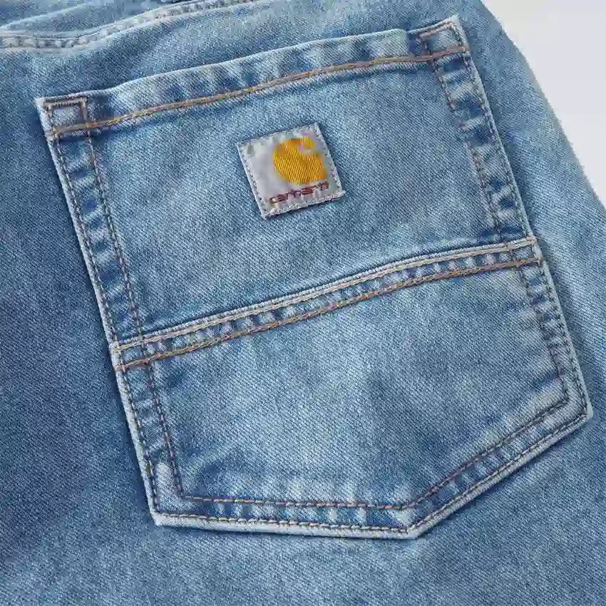 Calças de ganga de trabalho Slim Straight Rugged Flex para homem