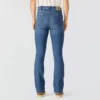 Calças de ganga femininas Tiller de cintura alta e corte bootcut