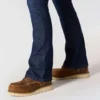 Calças de ganga femininas Tiller de cintura alta e corte bootcut