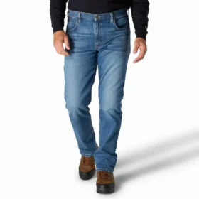 Calças de ganga masculinas FR de corte descontraído e perna reta Rugged Flex™ - Calças de ganga resistentes ao fogo