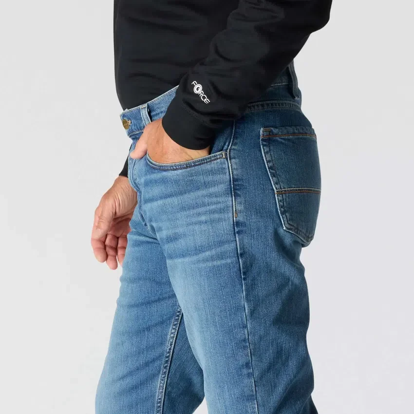 Calças de ganga masculinas FR de corte descontraído e perna reta Rugged Flex™ - Calças de ganga resistentes ao fogo