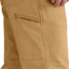 Calças de lona Rigby com joelhos reforçados, corte reto e estilo descontraído - Double Knee Pant de trabalho