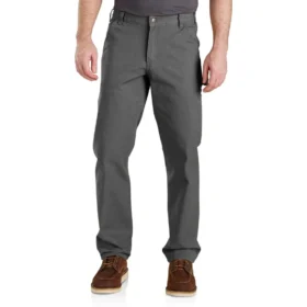 Calças de lona Rugged Flex® de corte reto e descontraído - Calças de trabalho