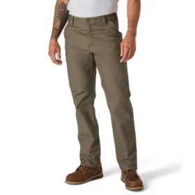 Calças de lona Rugged Flex® de corte reto e descontraído - Calças de trabalho